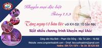 Chương trình khuyến mại Tháng 6,7,8/ 2017